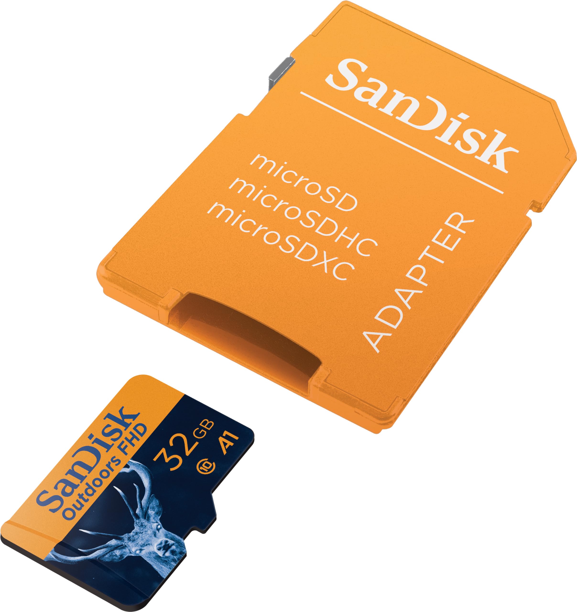 SanDisk 32GB 4-Pack Outdoors FHD microSDHC UHS-I Memory Card with